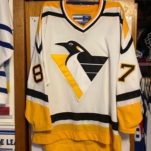 Retro Sidney Crosby Pittsburgh Penguins CCM Jersey